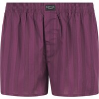 Novila Herren Boxershorts rot Reine Baumwolle unifarben von Novila