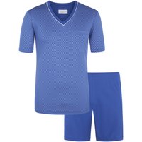 Novila Kurzer Pyjama mit V-Ausschnitt und Allover-Print in 52 von Novila