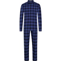 Novila Langer Flanell-Pyjama Marc mit Karomuster in 48 von Novila