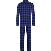 Novila Langer Flanell-Pyjama Marc mit Karomuster in 56 von Novila