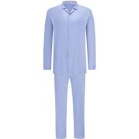 Novila Langer Pyjama mit Fischgrätmuster von Novila