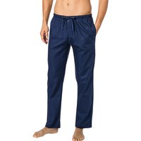 Novila Herren Pyjamahose blau Baumwolle & Mix unifarben von Novila