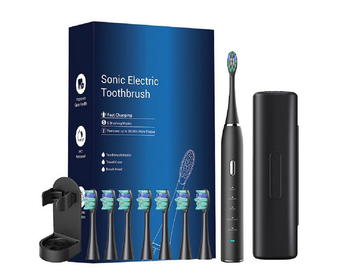 Novzep Ultraschallzahnbürste 5 Mod Ultraschall Zahnbürste,Elektrische Schallzahnbürste von Novzep