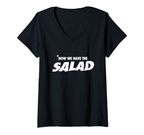 Damen Now We Have The Salad T-Shirt mit V-Ausschnitt von Now We Have The Salad