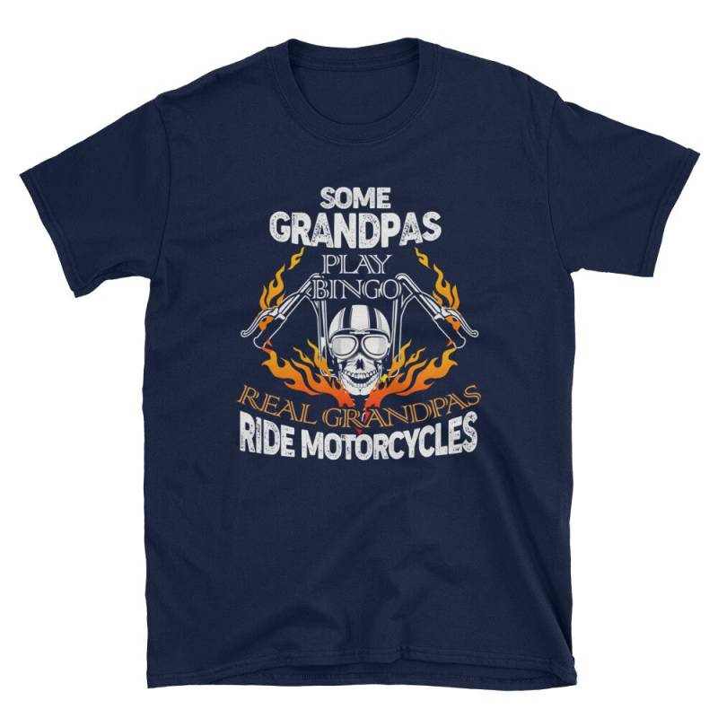 Echte Opa Biker T-Shirt Väter Tag Motorrad Fahrt Papa von NowBubble