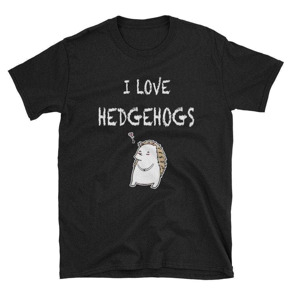 Ich Liebe Igel T-Shirt Ein Lustiges Und Süßes Geschenk-T-Shirt von NowBubble