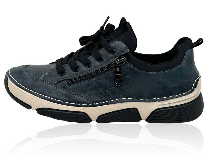 Nowaland Bequeme Damen Freizeitschuhe mit Zierreißverschluss und Schnürung Slipper Komfortschuhe mit flexiblem Laufsohlen-Design von Nowaland