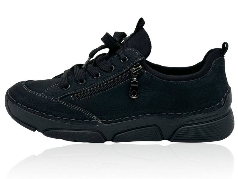 Nowaland Bequeme Damen Freizeitschuhe mit Zierreißverschluss und Schnürung Slipper Komfortschuhe mit flexiblem Laufsohlen-Design von Nowaland