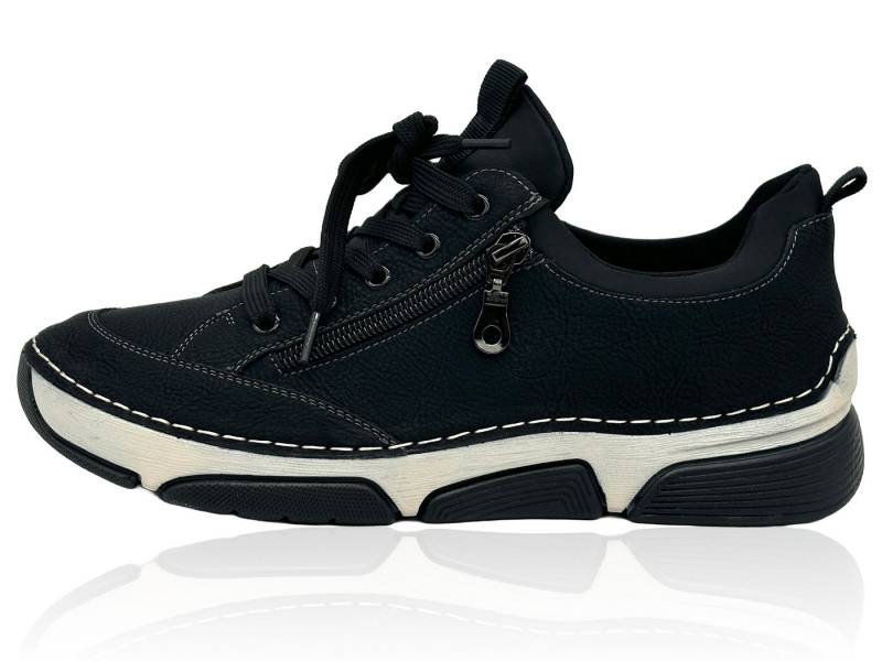 Nowaland Bequeme Damen Freizeitschuhe mit Zierreißverschluss und Schnürung Slipper Komfortschuhe mit flexiblem Laufsohlen-Design von Nowaland