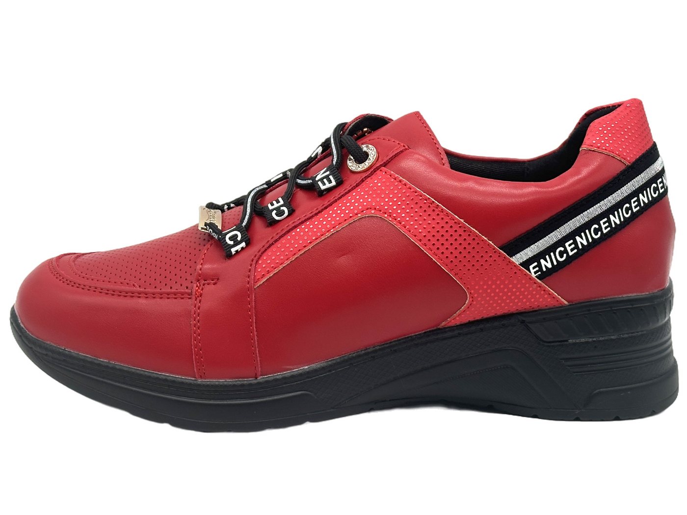 Nowaland Damen Freizeitschuhe Leichter Plateau-Schuh Sneaker Leicht, Pflegeleicht, Komfortabel von Nowaland