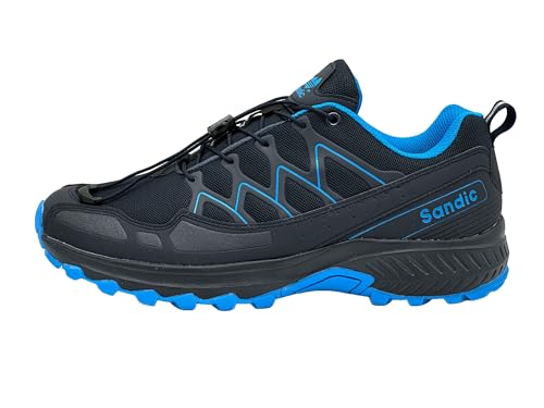 Nowaland Damen Herren Wanderschuhe atmungsaktive Trail Running Trekkingschuhe(Navy-Blau, 45) von Nowaland