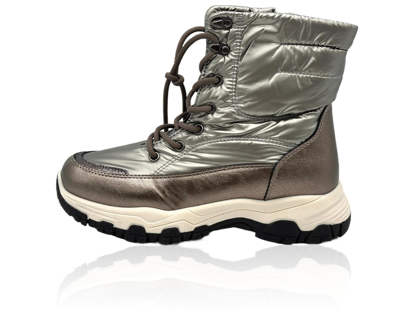 Nowaland Damen Schneestiefel mit warmem Futter Winterstiefelette Leicht, warm und bequem für kalte Wintertage von Nowaland