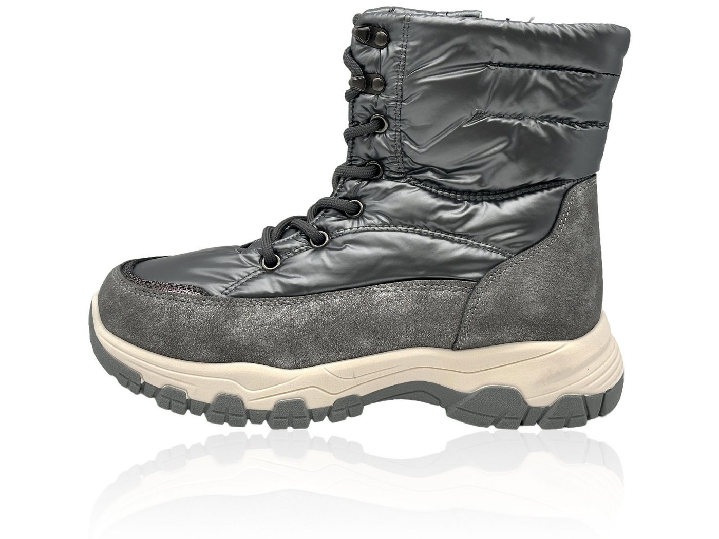 Nowaland Damen Schneestiefel mit warmem Futter Winterstiefelette Leicht, warm und bequem für kalte Wintertage von Nowaland