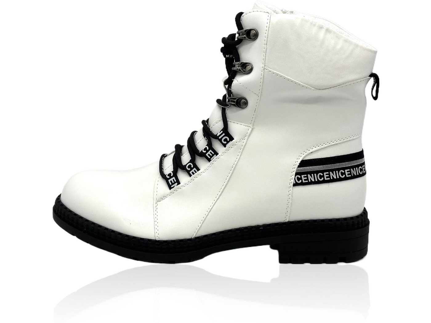 Nowaland Damen Stiefeletten mit Kunstfellfutter Winterstiefelette Warm gefütterte Stiefeletten mit Reißverschluss Nowaland Damen Stiefeletten mit Kunstfellfutter Winterstiefelette Warm gefütterte Stiefeletten mit Reißverschluss von Nowaland