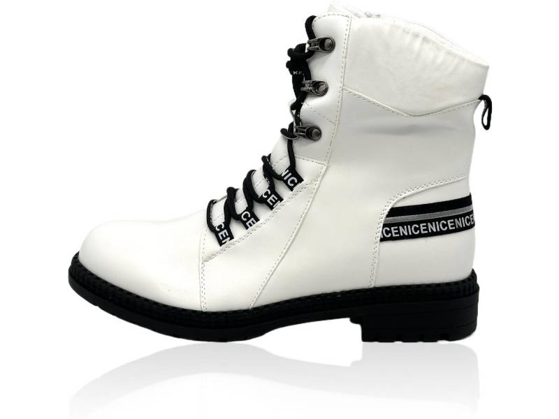 Nowaland Damen Stiefeletten mit Kunstfellfutter Winterstiefelette Warm gefütterte Stiefeletten mit Reißverschluss Nowaland Damen Stiefeletten mit Kunstfellfutter Winterstiefelette Warm gefütterte Stiefeletten mit Reißverschluss von Nowaland