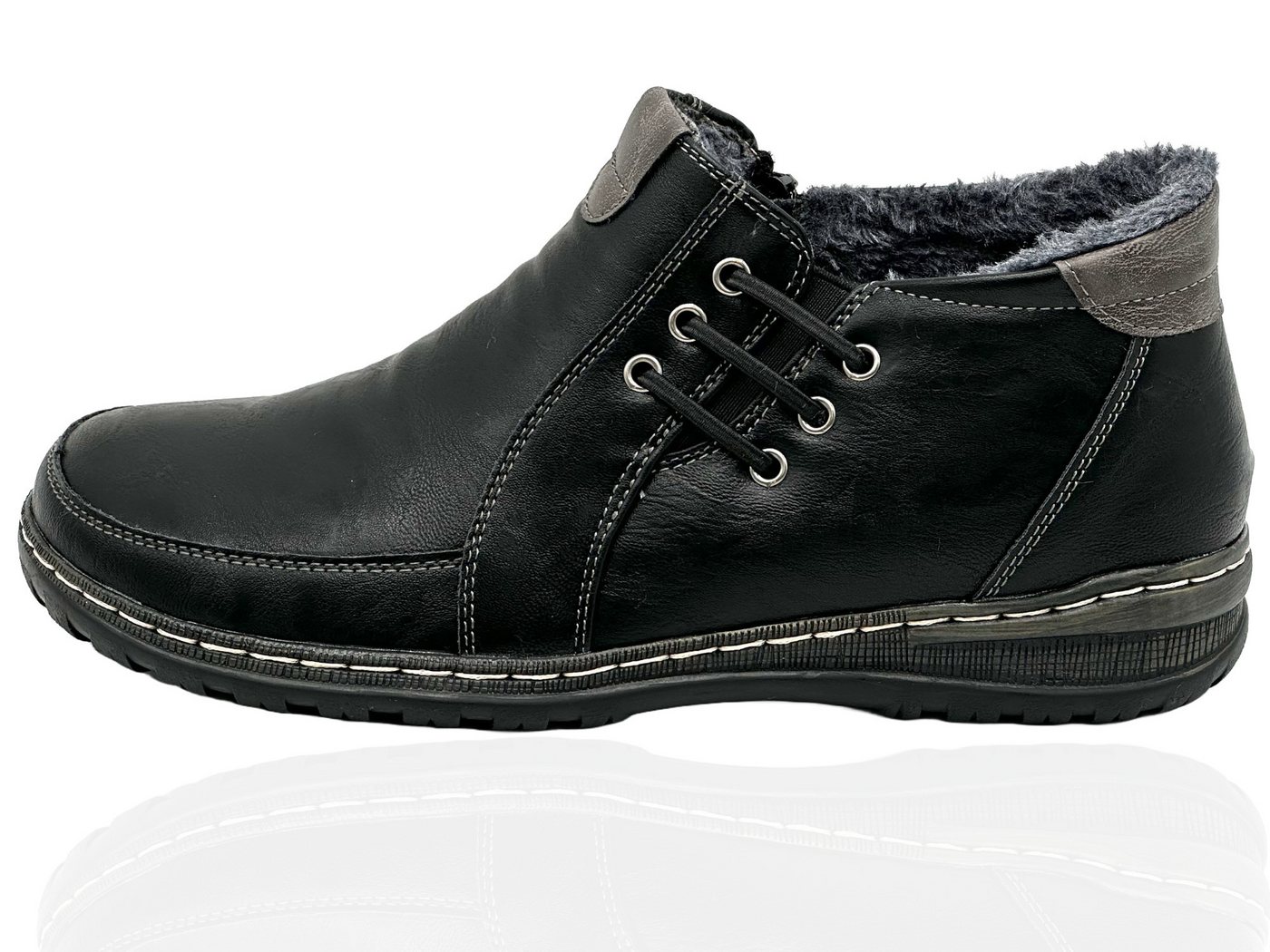Nowaland Damen Winter-Stiefelette warm gefüttert Stiefelette Warmfutter • rutschhemmend • leicht & bequem von Nowaland