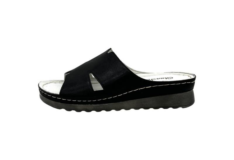 Nowaland Moderne Damen-Pantoletten mit Komfort-Sohle und Cut-Out-Design Pantolette leichte Plateausohle, komfortable Passform von Nowaland