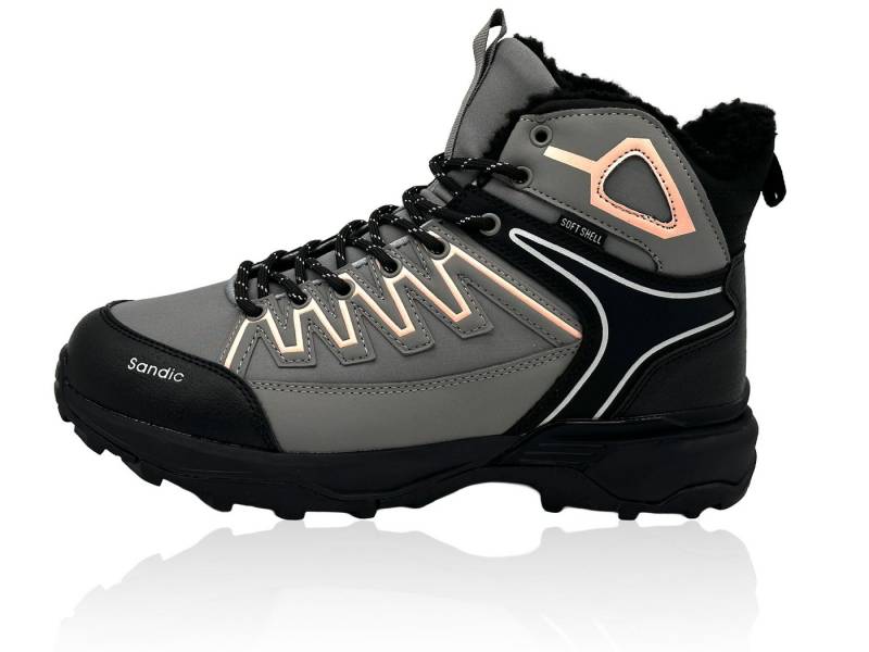 Nowaland Warm gefütterte Wanderschuhe mit rutschfester Profilsohle Winterstiefel Wasserabweisend, robust und warm gefüttert von Nowaland