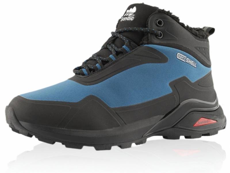 Nowaland gefütterte Trekkingschuhe Outdoorschuhe Wanderstiefel Isolierende Innenfütterung, Softshell-Obermaterial von Nowaland