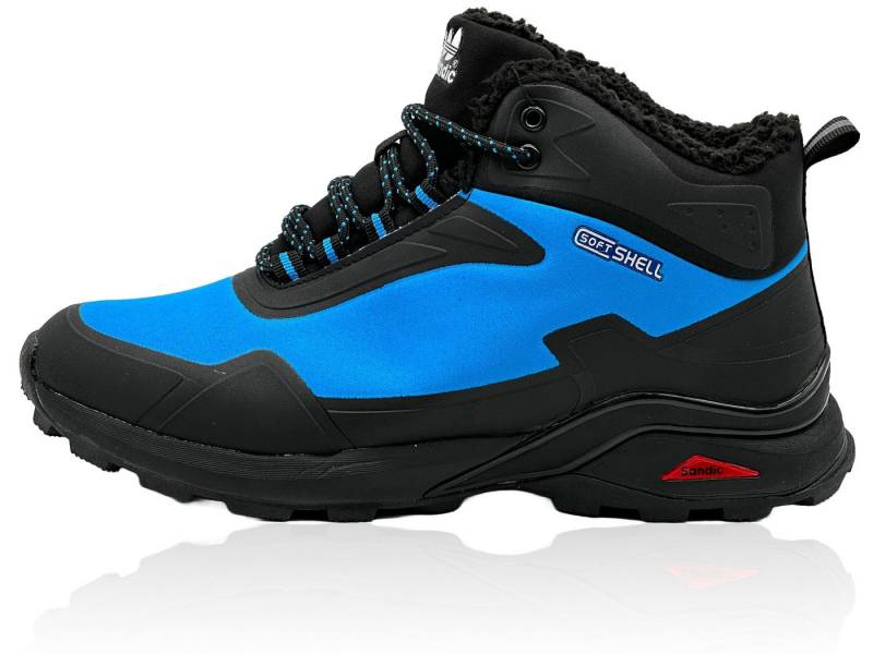 Nowaland gefütterte Trekkingschuhe Outdoorschuhe Wanderstiefel Isolierende Innenfütterung, Softshell-Obermaterial von Nowaland