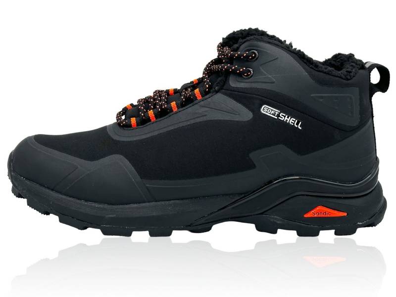 Nowaland gefütterte Trekkingschuhe Outdoorschuhe Wanderstiefel Isolierende Innenfütterung, Softshell-Obermaterial von Nowaland