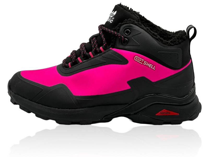 Nowaland gefütterte Trekkingschuhe Outdoorschuhe Wanderstiefel Isolierende Innenfütterung, Softshell-Obermaterial von Nowaland