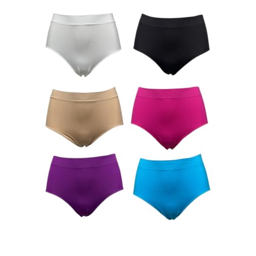 Nowingline 6er Pack Damen Übergröße Slips ab Größe 38-62 (58) von Nowingline