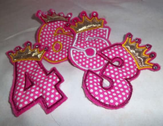 Geburtstagszahl Mit Krone Und Glitzer von Nowodesign