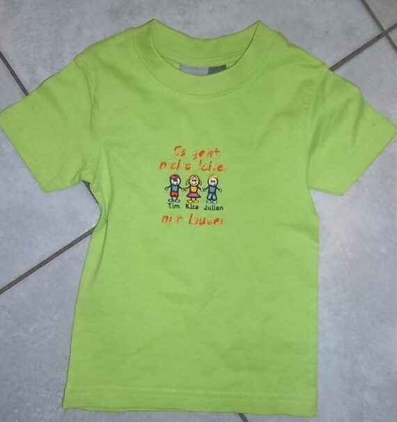 Kurzarm T-Shirt Mit Lustiger Bestickung von Nowodesign