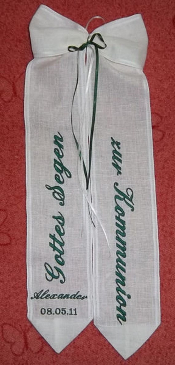 Schleife Zur Firmung, Kommunion Oder Konfirmation von Nowodesign