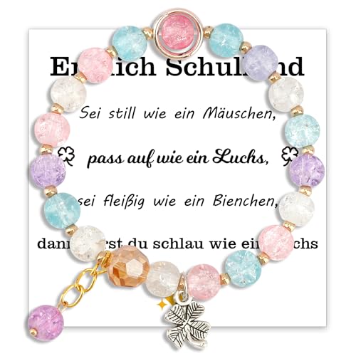 Nsetriu Geschenk Für Weiterführende Schule Geschenke Zum Kindergartenstart Erster Schultag Endlich Schulkind Armband Schulanfang Armband Geschenk Für Weiterführende Schule Geschenke von Nsetriu