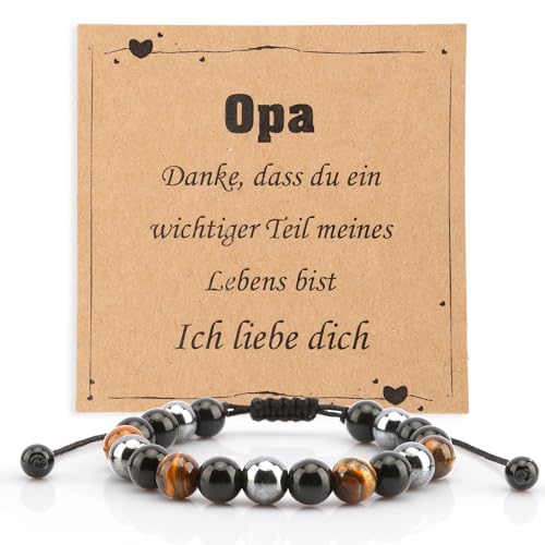 Nsetriu Vatertagsgeschenk Für Opa, Opa Geschenke Vatertag, Armbänder Für Herren Bester Opa Geschenk Geburtstag Geschenk Für Opa Zum Geburtstag Opa Weihnachtengeschenk, Ostergeschenke Nsetriu Vatertagsgeschenk Für Opa, Opa Geschenke Vatertag, Armbänder Für Herren Bester Opa Geschenk Geburtstag Geschenk Für Opa Zum Geburtstag Opa Weihnachtengeschenk, Ostergeschenke von Nsetriu