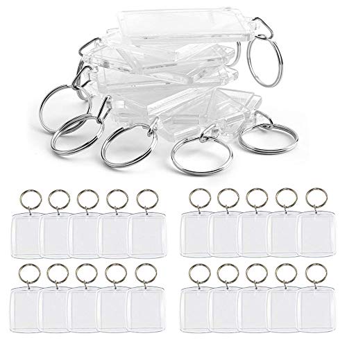 Nsiwem Fotoschlüsselanhänger 30 Stück Fotoanhänger Transparent Acryl Bild Schlüsselanhänger mit Schlüsselring Mini Bilderrahmen Leer Schlüsselring Bilderrahmen für Lichtbild Größe 4,5 x 3.2cm Nsiwem Fotoschlüsselanhänger 30 Stück Fotoanhänger Transparent Acryl Bild Schlüsselanhänger mit Schlüsselring Mini Bilderrahmen Leer Schlüsselring Bilderrahmen für Lichtbild Größe 4,5 x 3.2cm von Nsiwem