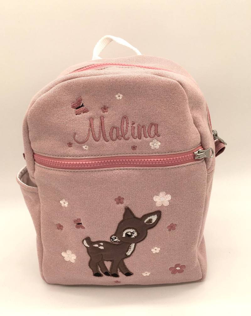 Rucksack Personalisiert, Mit Reh, Kindergartenrucksack von NstyleFashion