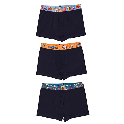 3-teilige Herren-Boxershorts | Baumwolle, Gemusterter Elastischer Boxer Shorts | Herrenunterwäsche in Größe M | Männer Unterhose Trunks Baumwolle Unterwäsche | Unterhose ohne Einschnitt Gummibund von Ntelioglou