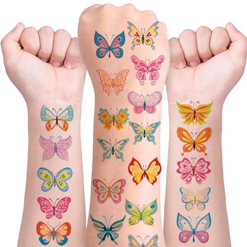 Tattoo Kinder, 10 Blätter Wasserdichte Kindertattoos Aufkleber (H) von Ntwdby