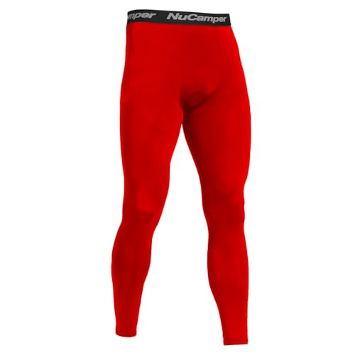 NuCamper Kompressionshose Herren, Laufhose Herren Lang, Tight Atmungsaktiv Baselayer Leggings, Quick Dry Kompression Hose für Fitness Funktionsunterhose Athletisches Training von NuCamper