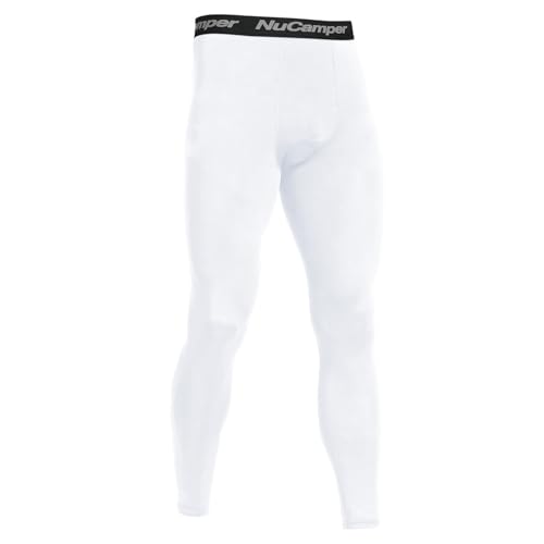 NuCamper Kompressionshose Herren, Laufhose Herren Lang, Tight Atmungsaktiv Baselayer Leggings, Quick Dry Kompression Hose für Fitness Funktionsunterhose Athletisches Training von NuCamper