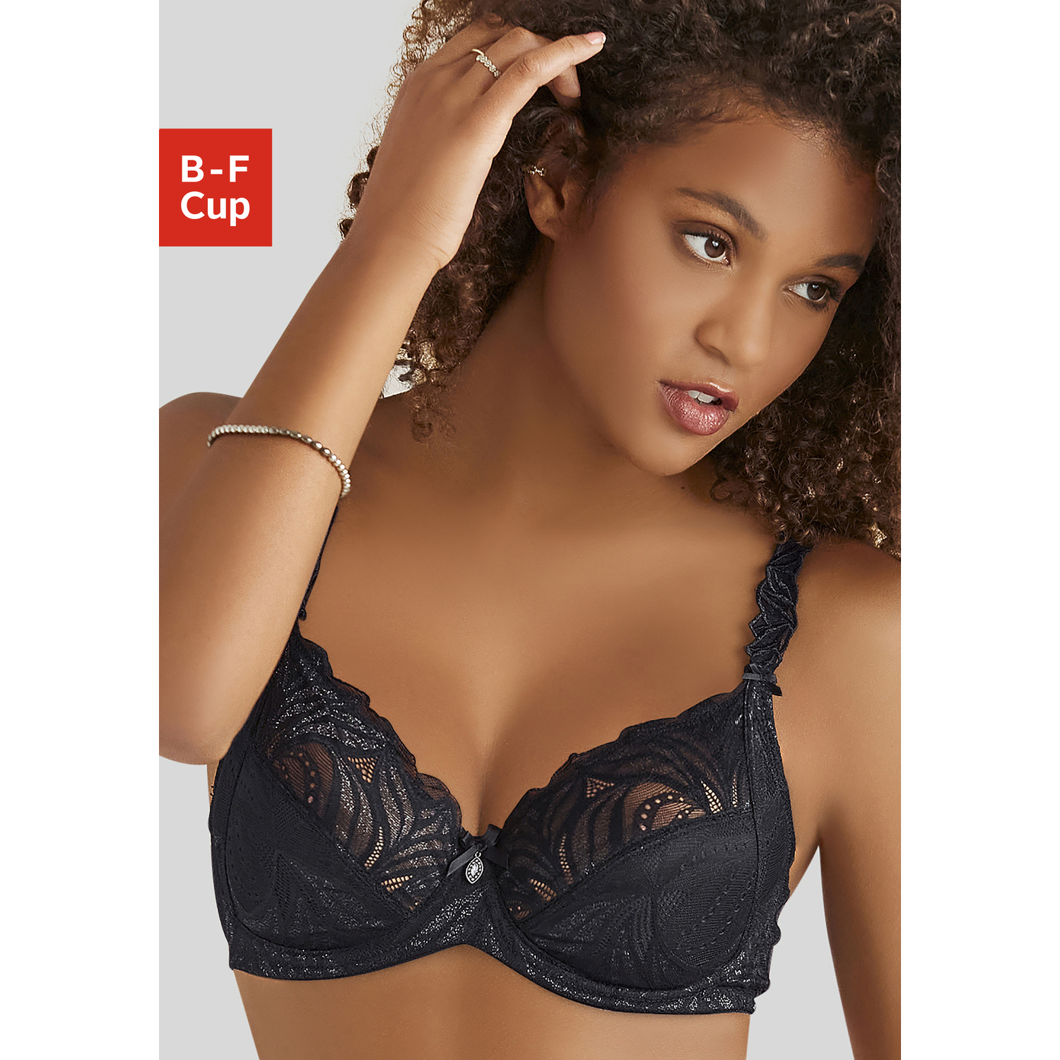 NUANCE Bügel-BH Damen schwarz Gr.80F von Nuance