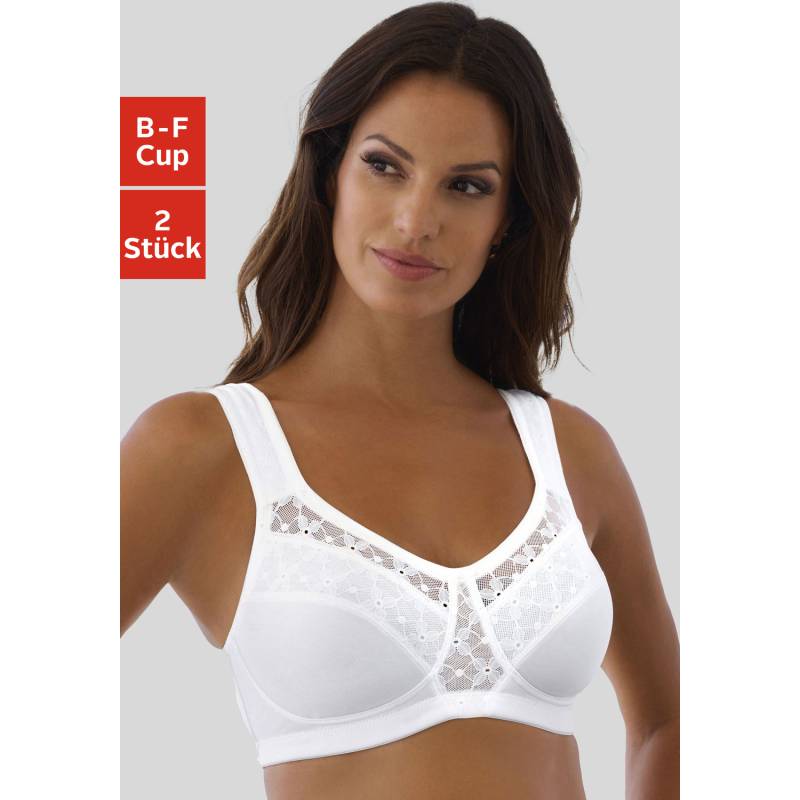 NUANCE Entlastungs-BH Damen weiß+schwarz Gr.80C von Nuance