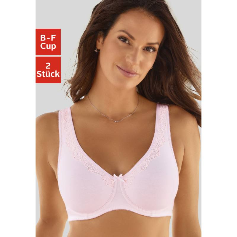 NUANCE Minimizer-BH Damen puder+weiß Gr.95B von Nuance