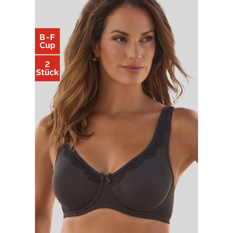 NUANCE Minimizer-BH Damen weiß+schwarz Gr.100F von Nuance