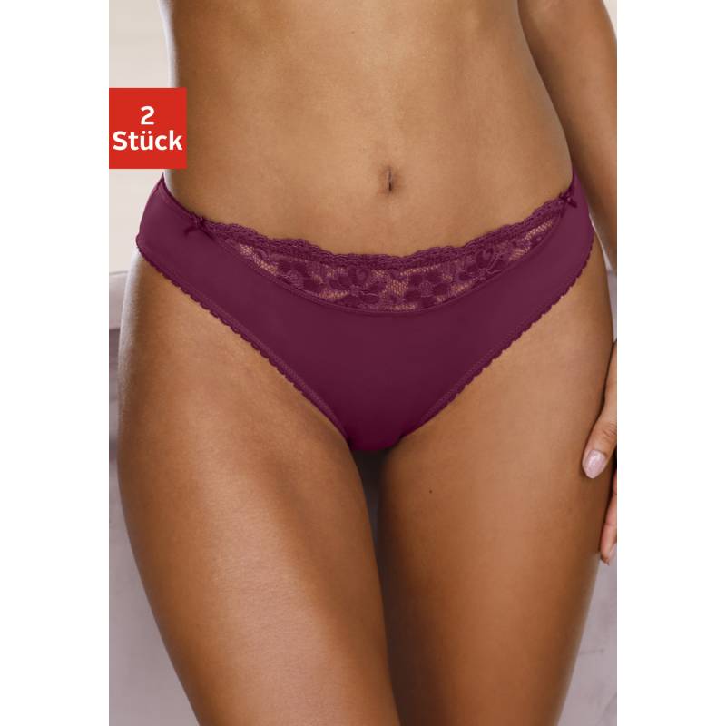NUANCE Slip Damen 2x cassis Gr.32/34 von Nuance