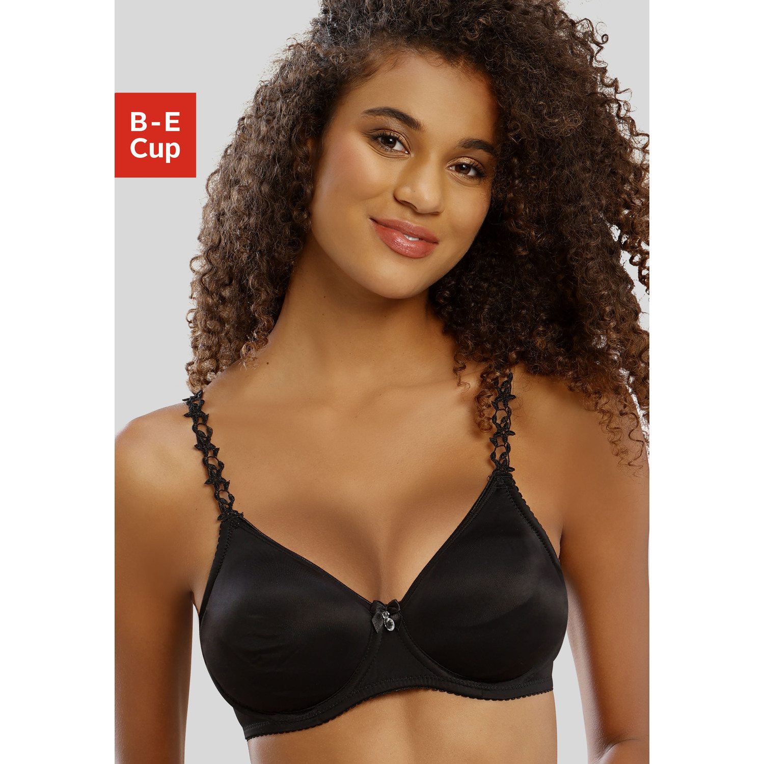 NUANCE T-Shirt-BH Damen schwarz Gr.80B von Nuance