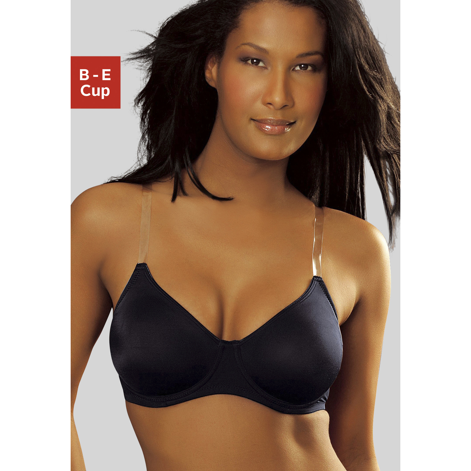 NUANCE T-Shirt-BH Damen schwarz Gr.85B von Nuance