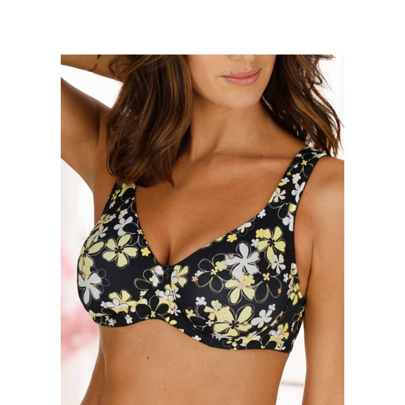 NUANCE T-Shirt-BH Damen schwarz-limette Gr.80F von Nuance