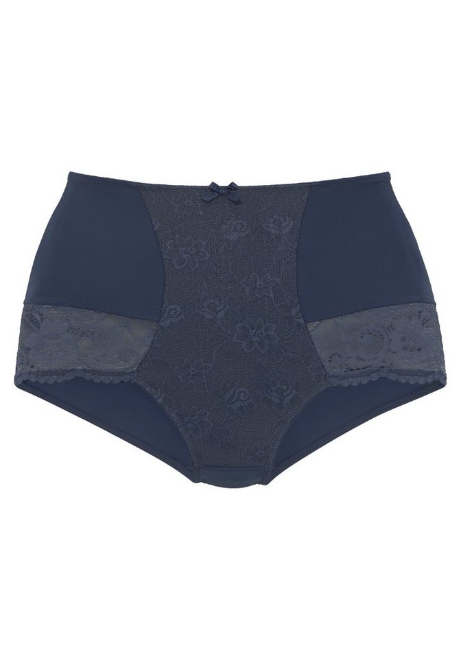 Nuance High-Waist-Panty mit Spitzeneinsätzen von Nuance