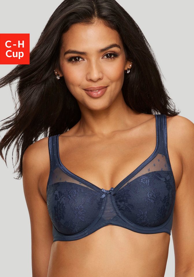 Nuance Minimizer-BH mit unterlegter Jacquardspitze, Dessous von Nuance