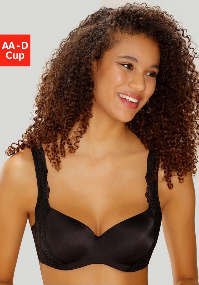 Nuance Schalen-BH Optimizer mit Bügel und zarter Jacquardspitze, Dessous von Nuance