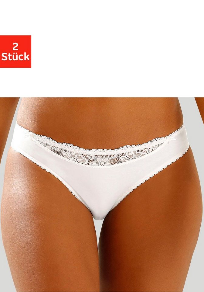 Nuance Slip (2-St) mit Spitzeneinsatz vorne von Nuance